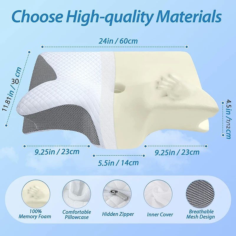 BodyForme™ - Ergonomic Memory Foam Pillow